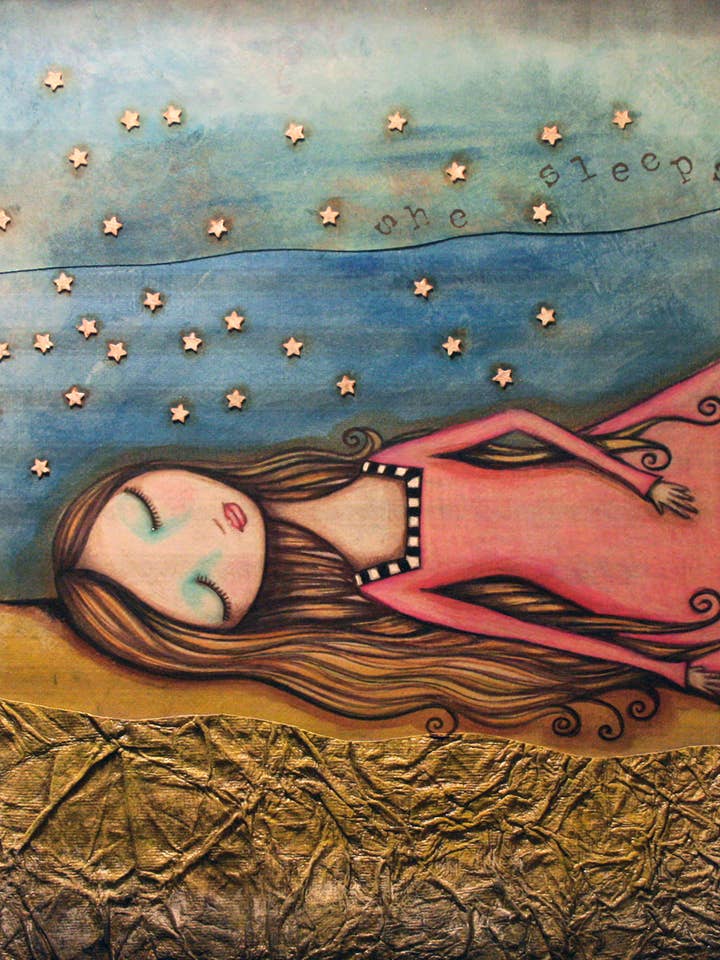 She Sleeps - Signed 8x8 Print for wholesale by Dark Faerie Creations