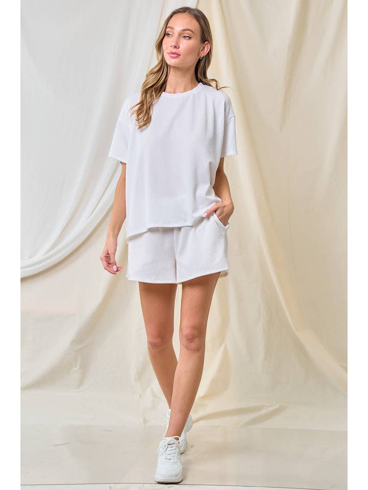 lovely melody - Wholesale Knit Top - Women's - LMT3979-Everyday Relaxed rib top