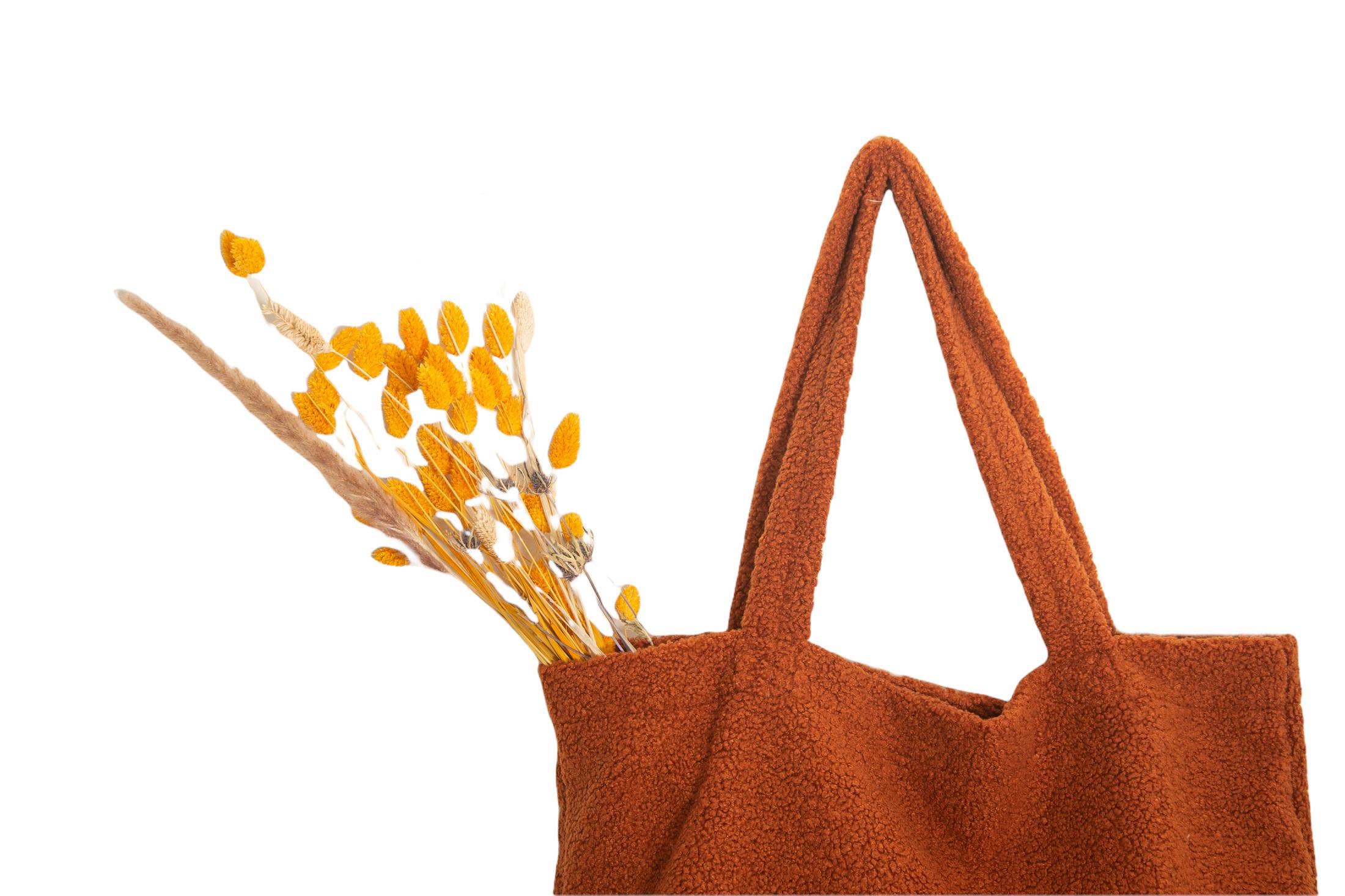 Really Nice Things – Sacola - Mulher por atacado – Bolsa Super Teddy (Terracota)2