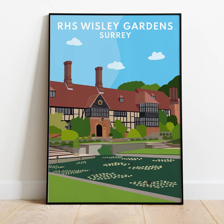 RHS - Wisley Gardens - Art Print for wholesale by JezzzDesigns