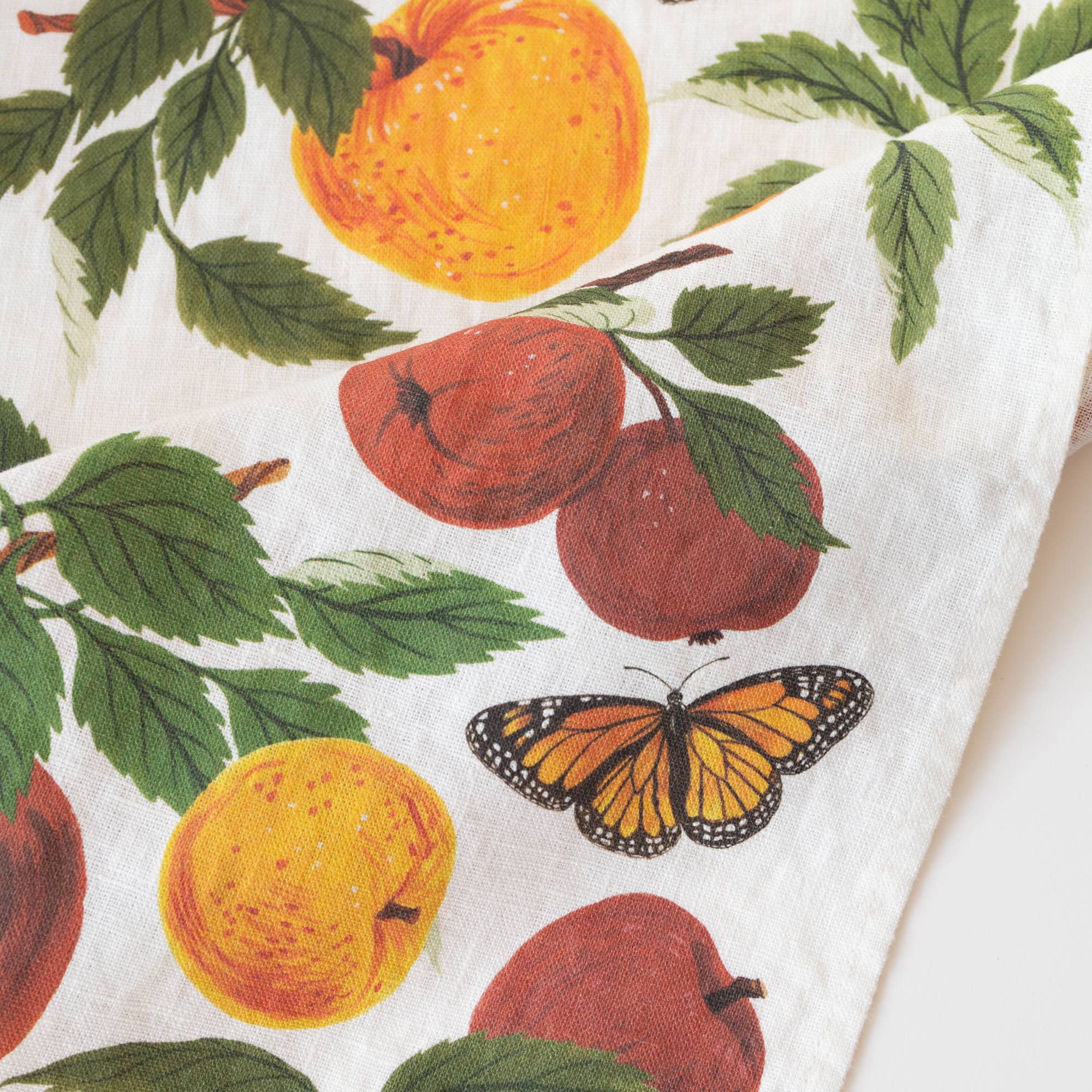 Botanica Paper Co. - Wholesale Tea Towel - APPLE ORCHARD | 100% LINEN TEA TOWEL1