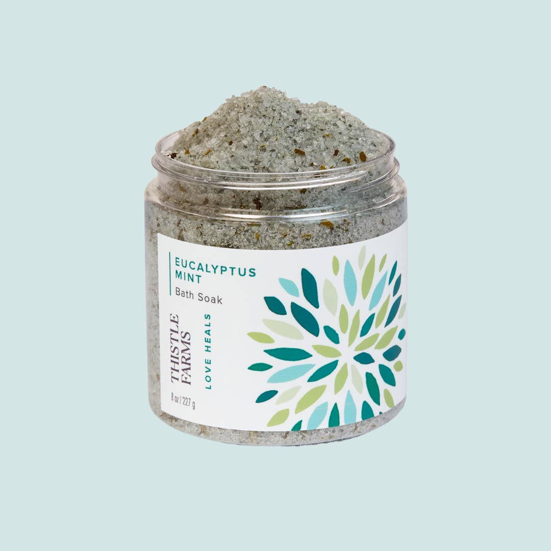 Thistle Farms - Wholesale Bath Soak/Milk - Eucalyptus Mint Salt & Essential Oil Bath Soak