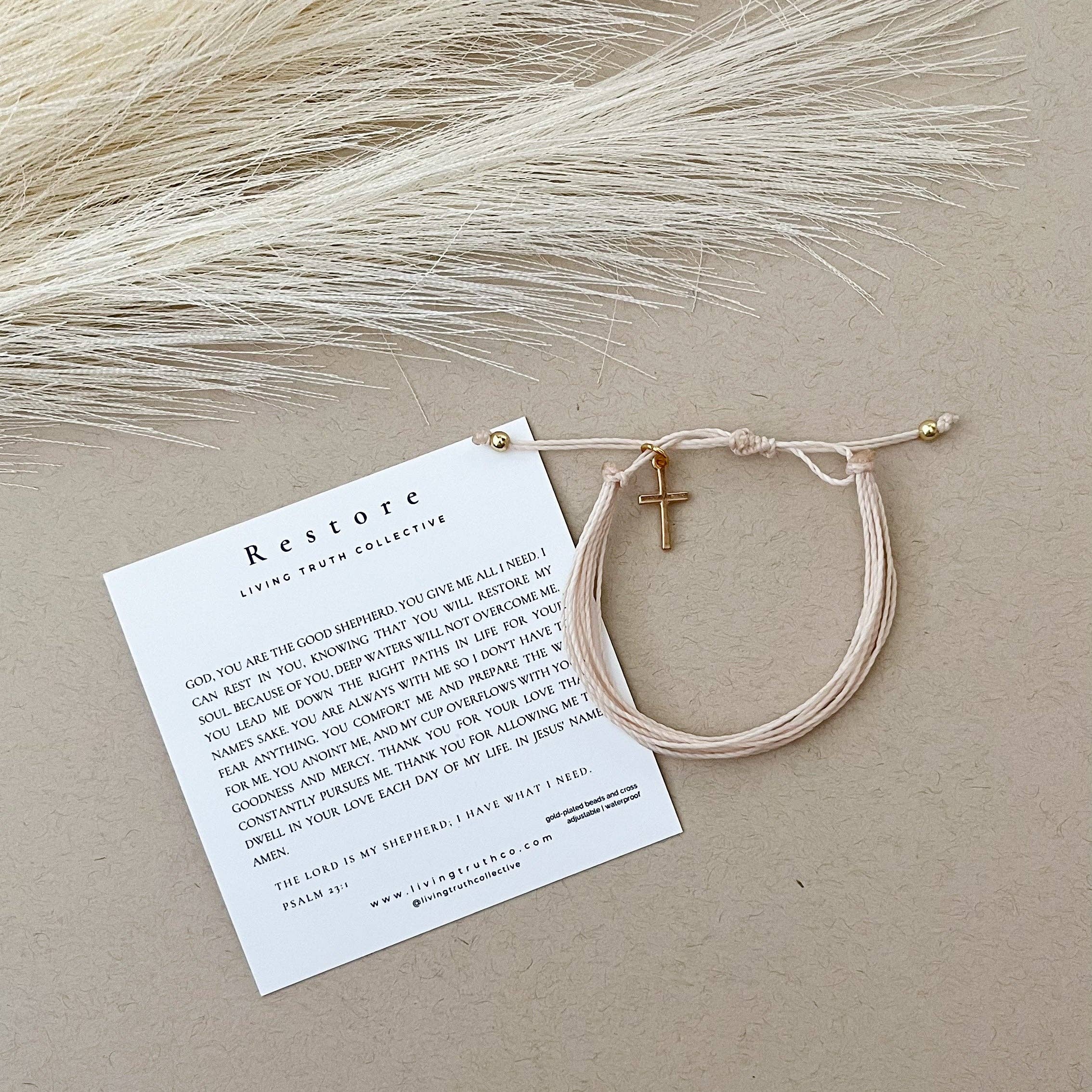 Living Truth Collective - Wholesale Woven/Braided Bracelet - Restore2