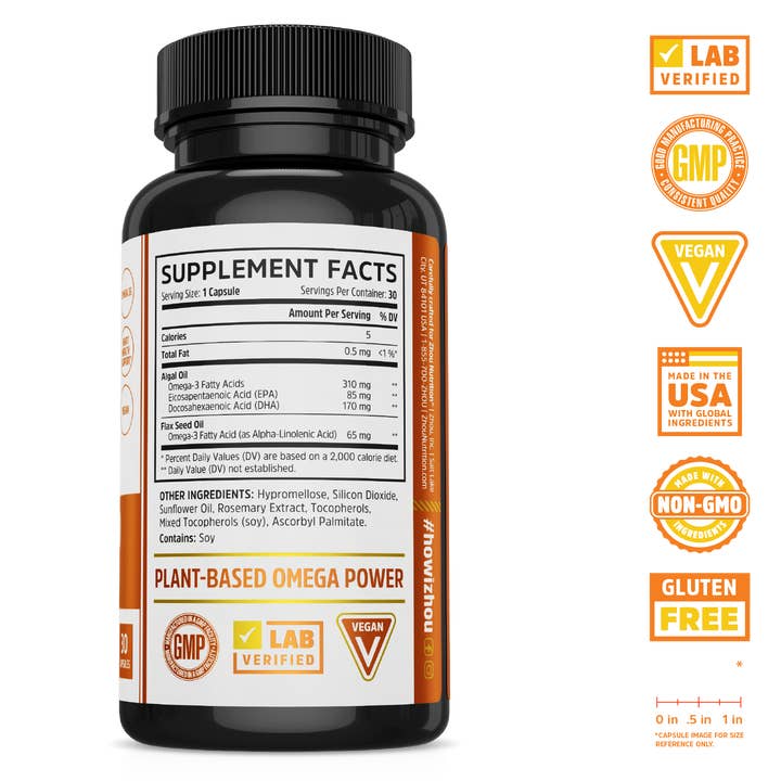 Zhou Nutrition - Wholesale Oral Supplement/Vitamin - Plant-Based Omegas1