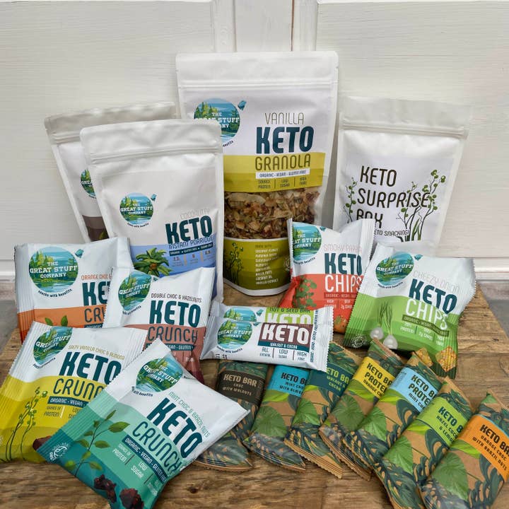 Keto Surprise Gift Box - Wholesome Keto Snacks Selection for wholesale by The Great Stuff Company Ltd.