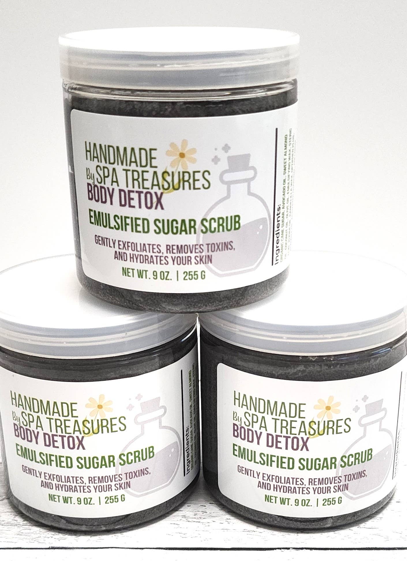 Spa Treasures - Wholesale Body Scrub/Exfoliant - Body Detox Emulsified Sugar Scrub1