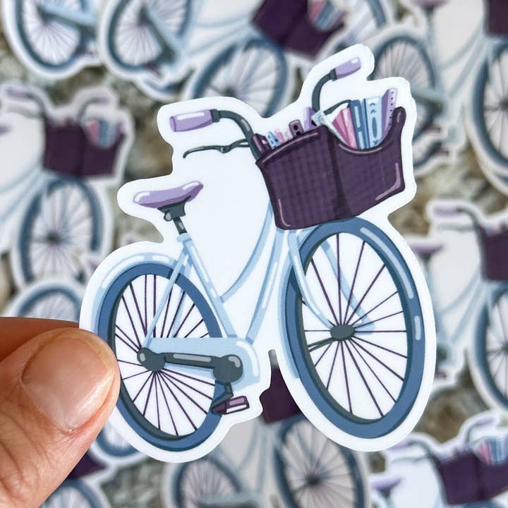 Book Bike Sticker for wholesale by Paperback Post