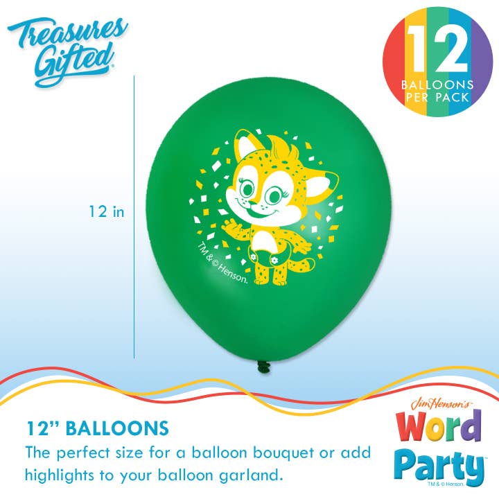 Treasures Gifted - Wholesale Balloon - Word Party Balloons - Word Party Birthday Supplies