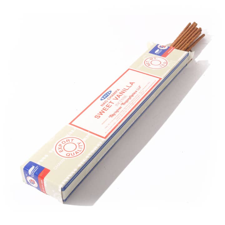 Satya Sweet Vanilla Incense Sticks - 10 Sticks for wholesale by Stonebridge Imports