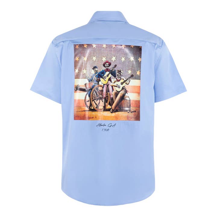 Section 119 - Wholesale Button Down Shirt - Men's - Grateful Dead | Classic Button Down | Concert Series US Blues