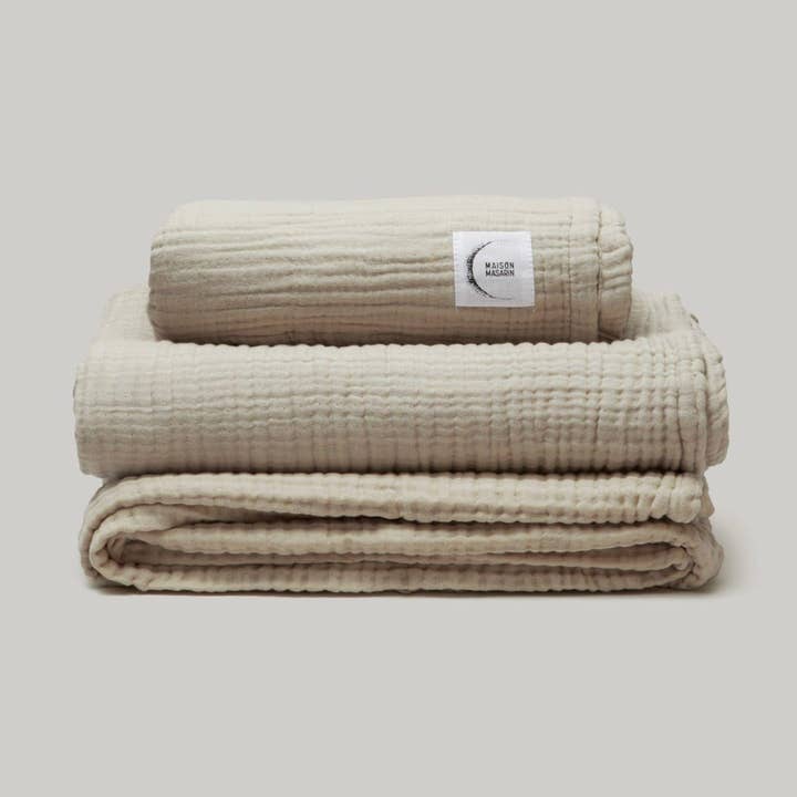 Maison Masarin - Vendita all'ingrosso Asciugamani da bagno - Il tessuto da bagno in garza di cotone1