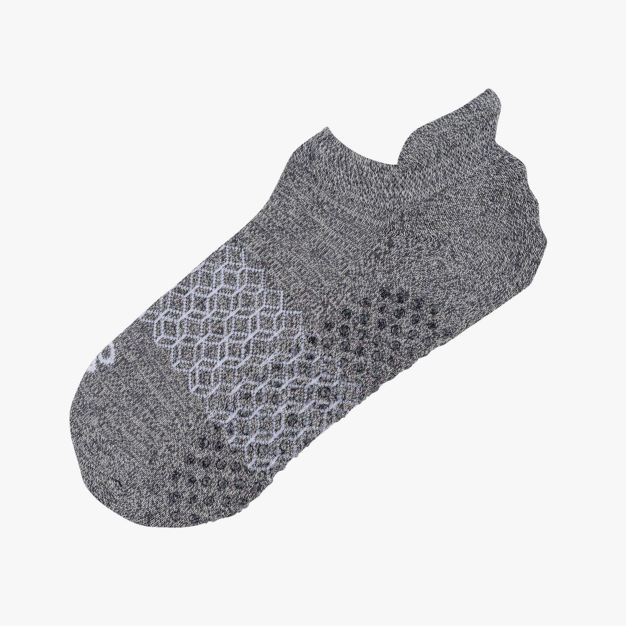 Pilates Grip Socks (Ankle) by hipSwan | Organic Cotton Grey for wholesale on Faire2