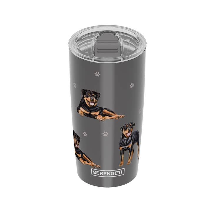 E&S Pets - Vendita all'ingrosso Bicchiere/tazza termica - Bicchiere Rottweiler stampato in 3D, a tenuta stagna, resistente, 20 oz