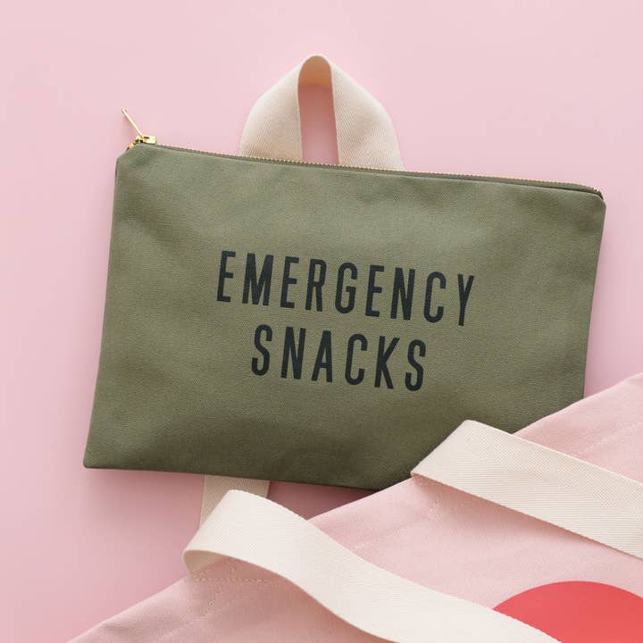 Alphabet Bags – wholesale Pouch – Unisex – Emergency Snacks - Olive Green Pouch3