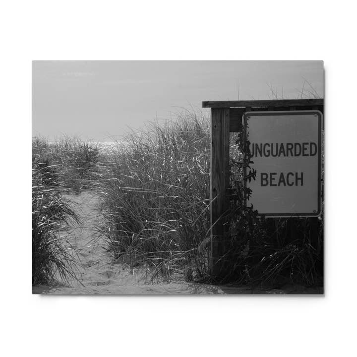 Impressions métalliques Unguarded Beach pour la vente par Monmouth Paragon