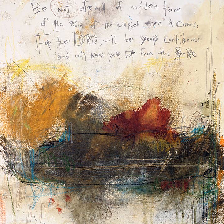 #041211 <br> Proverbios 3: 25-27 <br> Impresión en lienzo para venta al por mayor de Michel Keck LLC