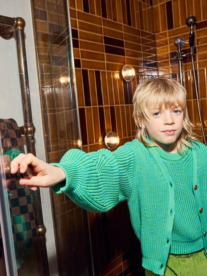 Ellis Organic Cotton Knit Cardigan for wholesale by Studio Koter