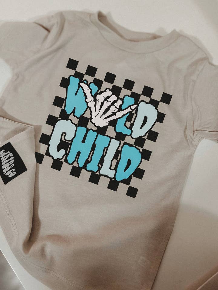 Wild Child Tee for wholesale by LJkids.Co