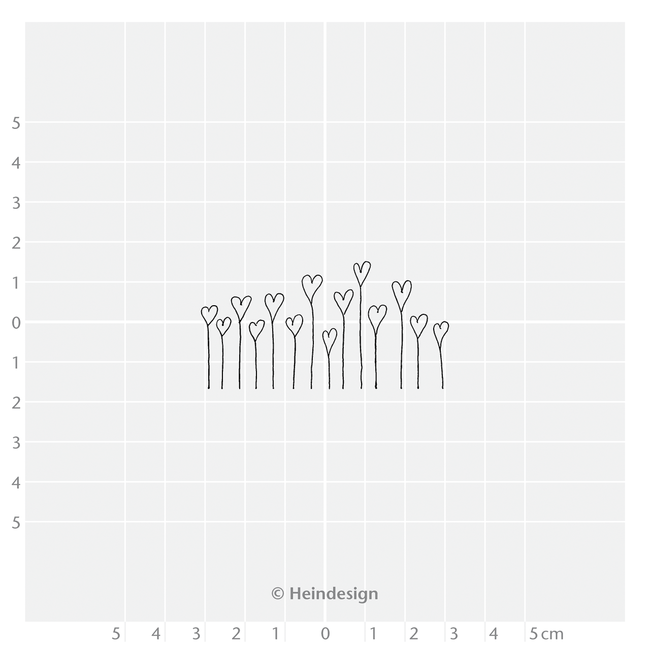 Heindesign - Wholesale Rubber/Decorative Stamp - Stamp: Many heart series1