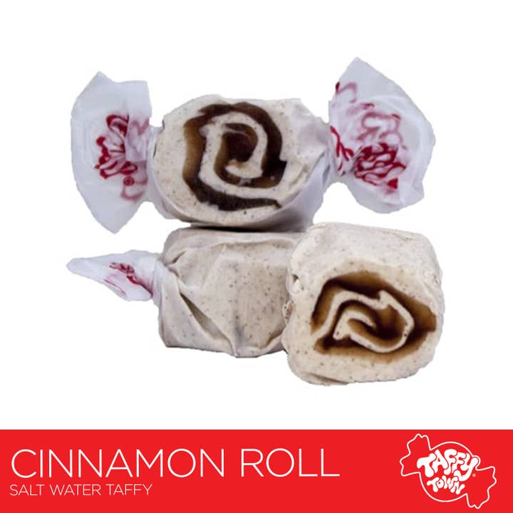 Rouleau à la cannelle Taffy à l'eau salée par Taffy Town - 8oz Vente au détail pour la vente par Candy Supply Co