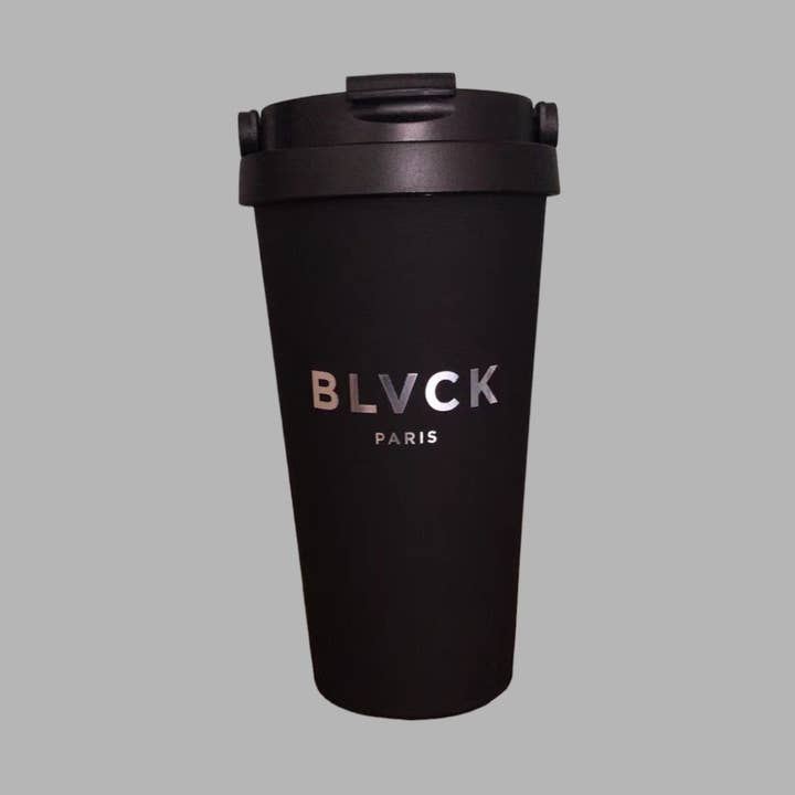 Tasse à café Blvck tout en noir pour la vente par Blvck Paris