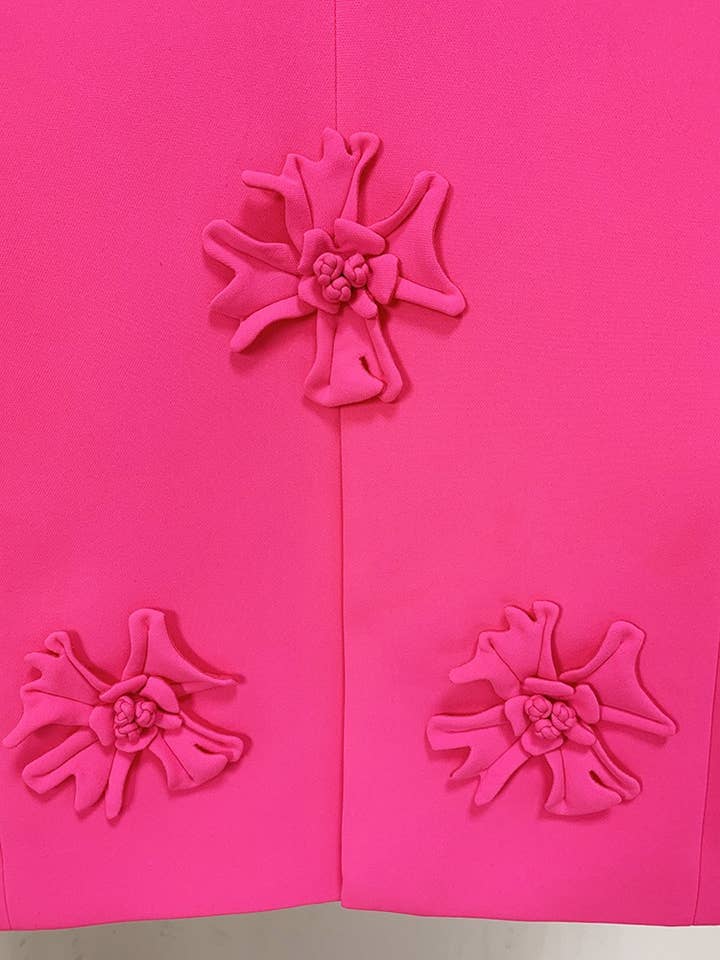 Productseeker - Wholesale Blazer - Women's - BL0127 Handmade 3D Floral Embellished Double-Breasted Blazer10