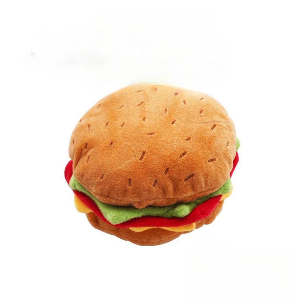 Cheerhunting – wholesale Pet plush toy – Dog – Petkin - Plush Food Dog Toys – Funny & Squeaky Snack Shapes0