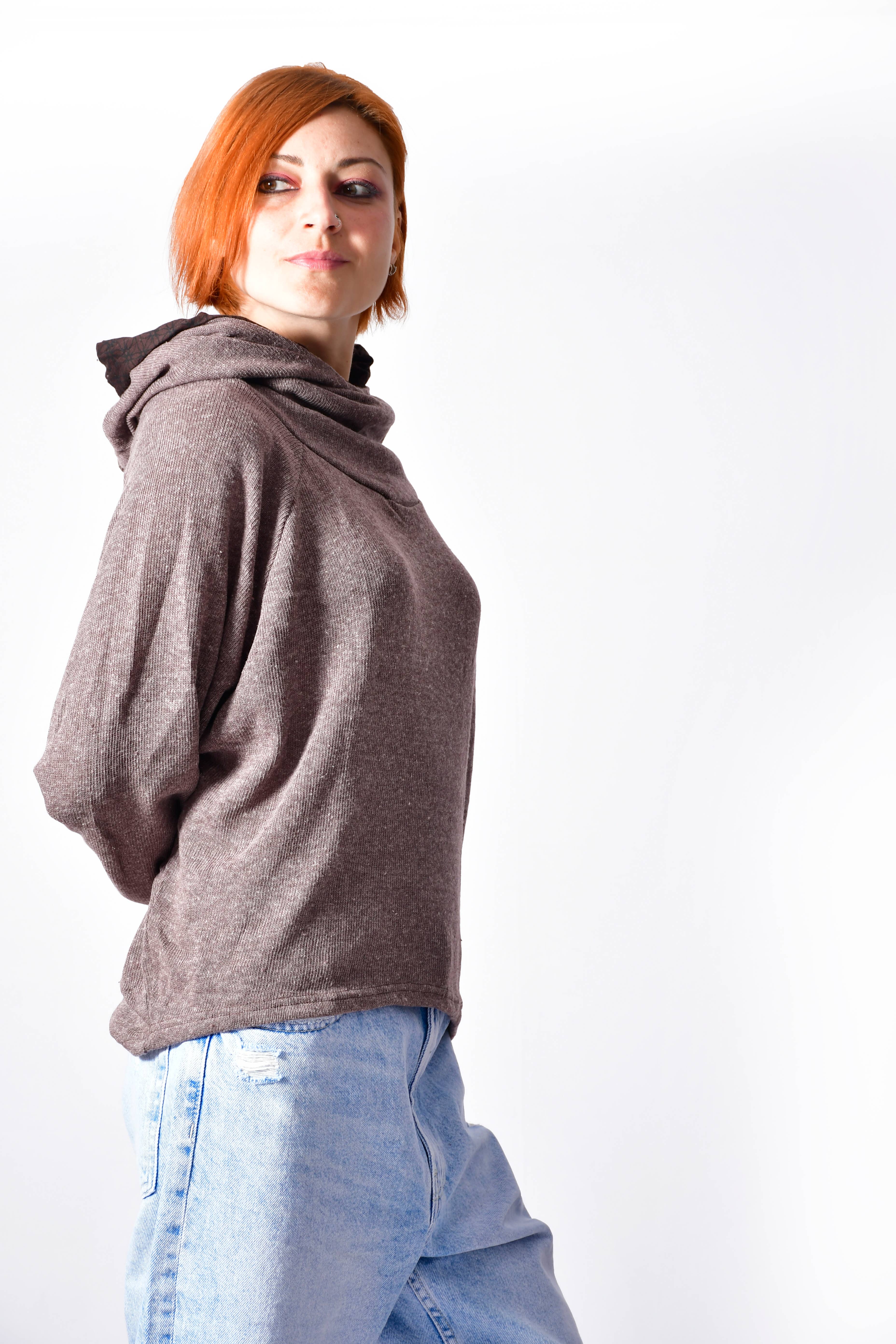 Humanity Centred Designs - Vente Sweat-shirt – femme - Sweatshirt d'hiver doux en tricot SoftKnit Cozy _J 1618