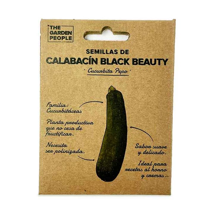 JARDIN Y NATURA OUTDOOR & GARDEN PRODUCTS SL - Wholesale Plant Seeds - Black Beauty ZUCCHINI seed packet (1u - 1g)0