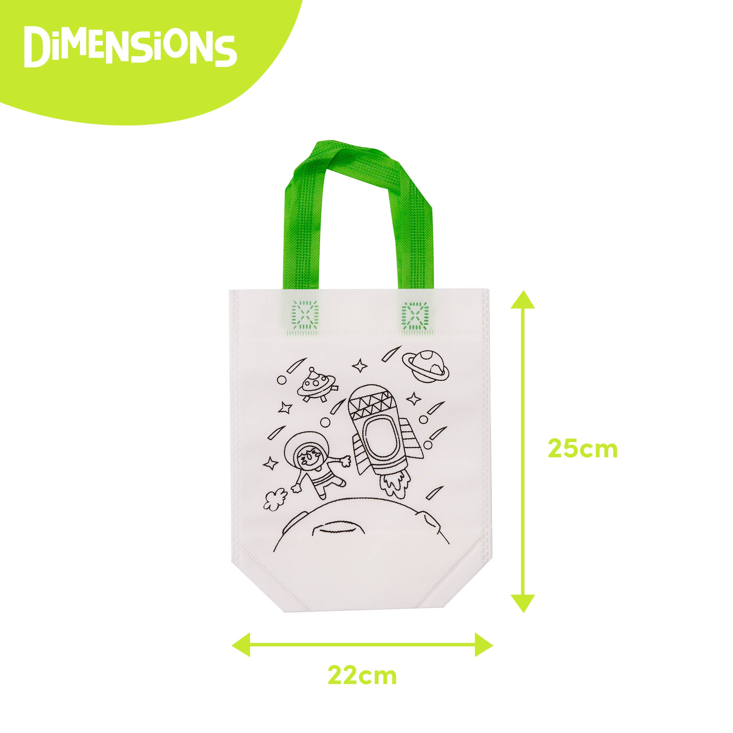 The Twiddlers - Vente Tote bag – enfant - 10 sacs à colorier soi-même1