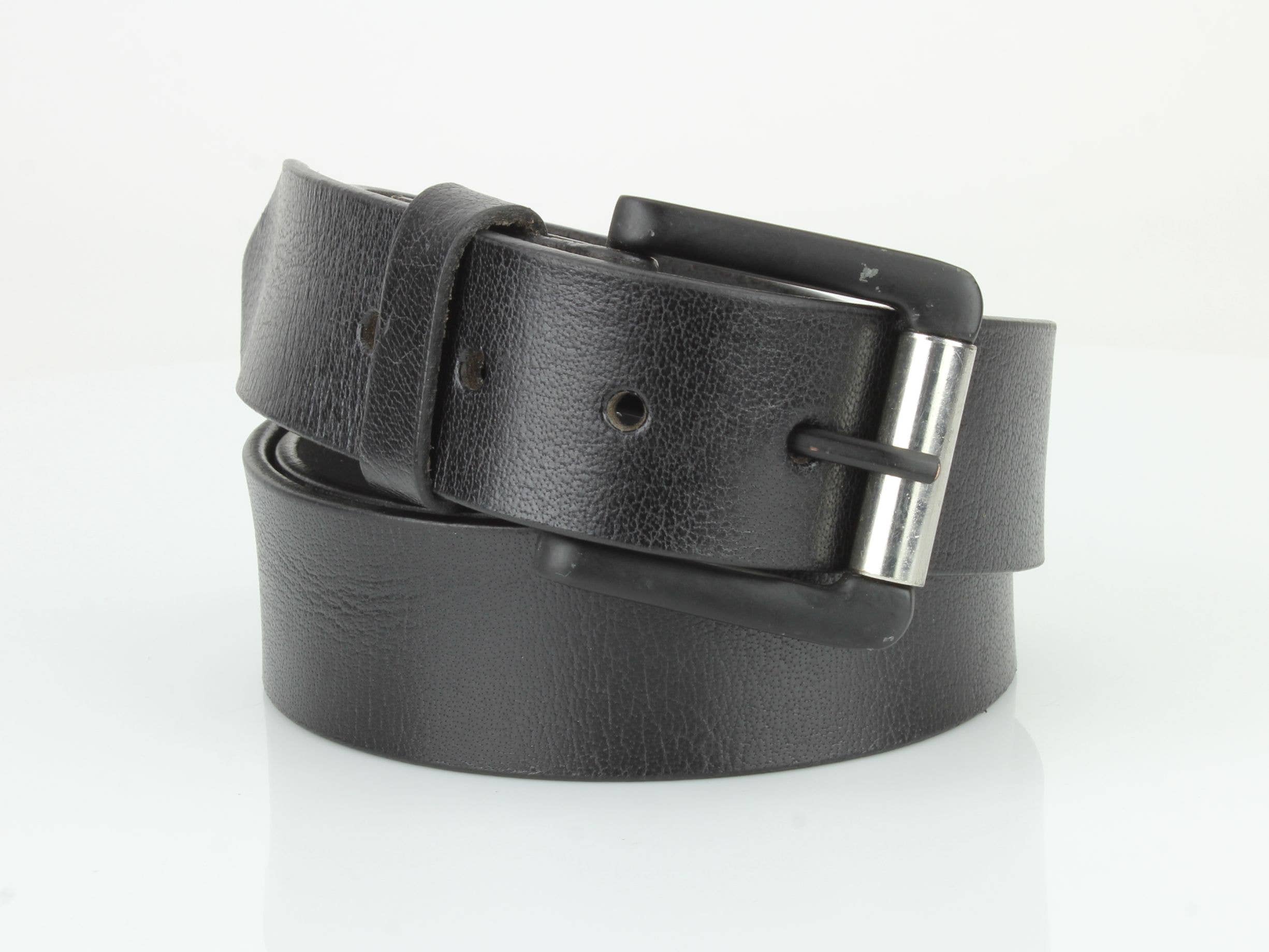 Leather Impressions Inc - Wholesale Belt - Unisex - Full Grain Leather Belt with Bison Medallion ABB 0077