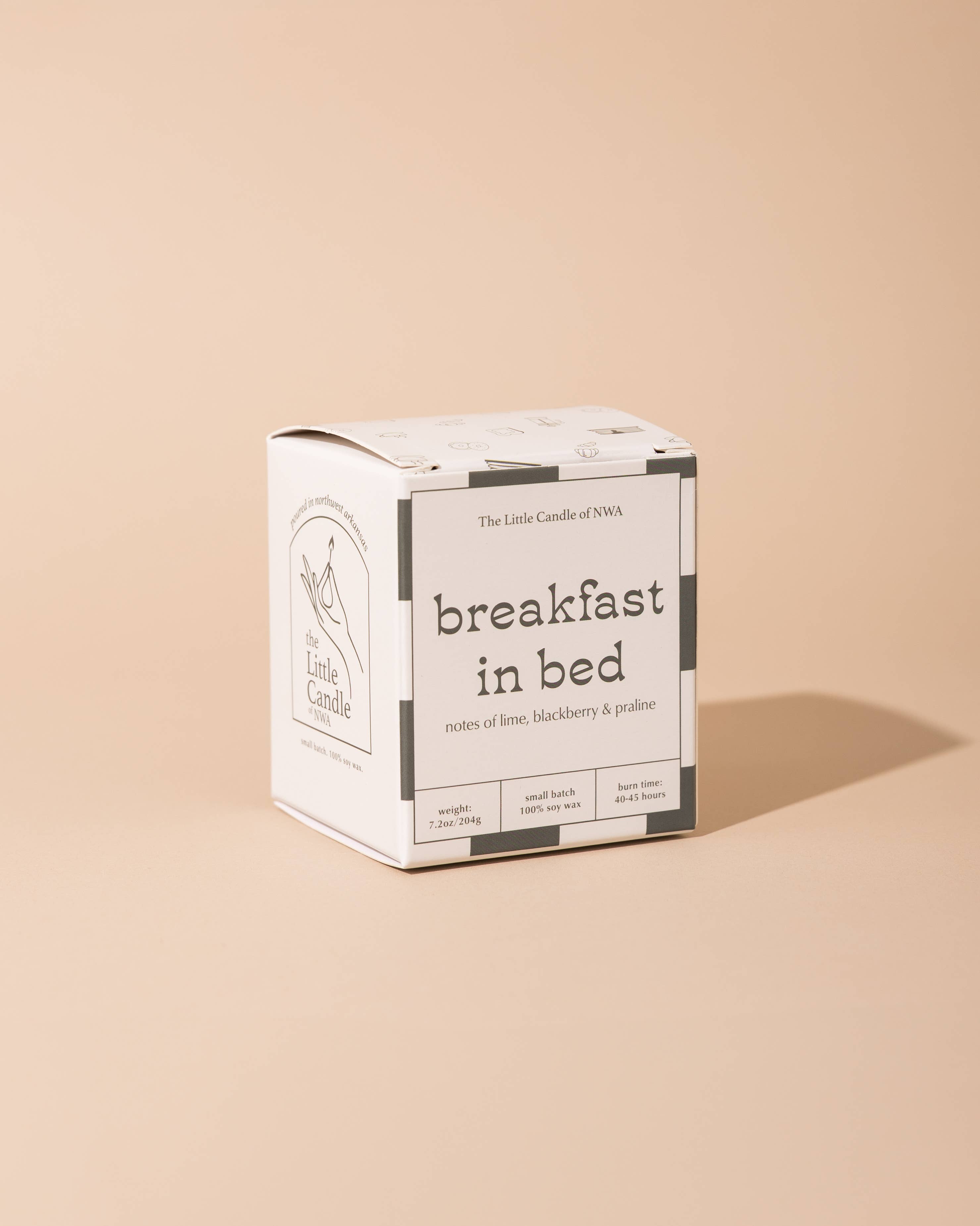The Little Candle of NWA - Wholesale Jar/Filled Candle - Breakfast in Bed1