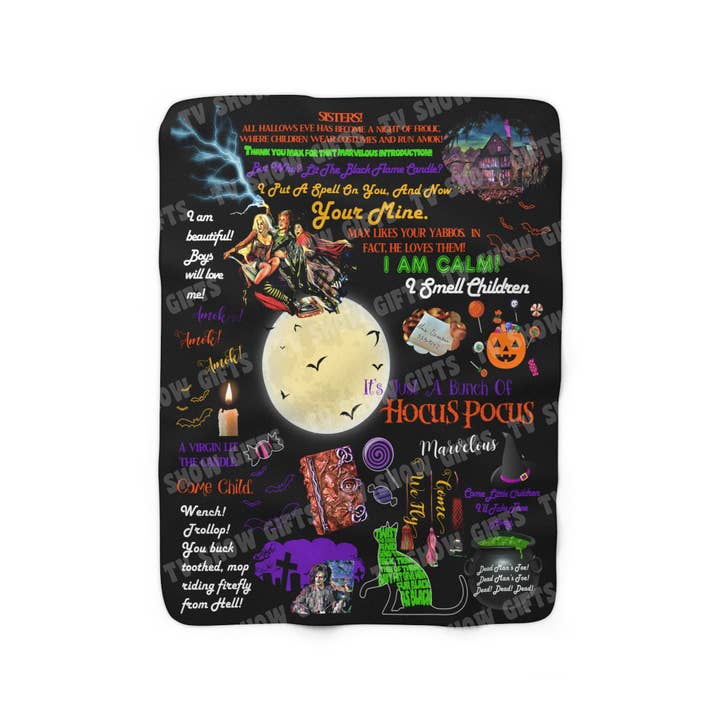 Plaid Hocus Pocus pour la vente par TV Show Gifts