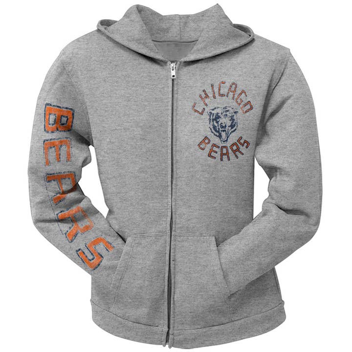 Chicago Bears - Søndag Kvinders Junior Lynlåshættetrøje for engroshandel hos Official Store