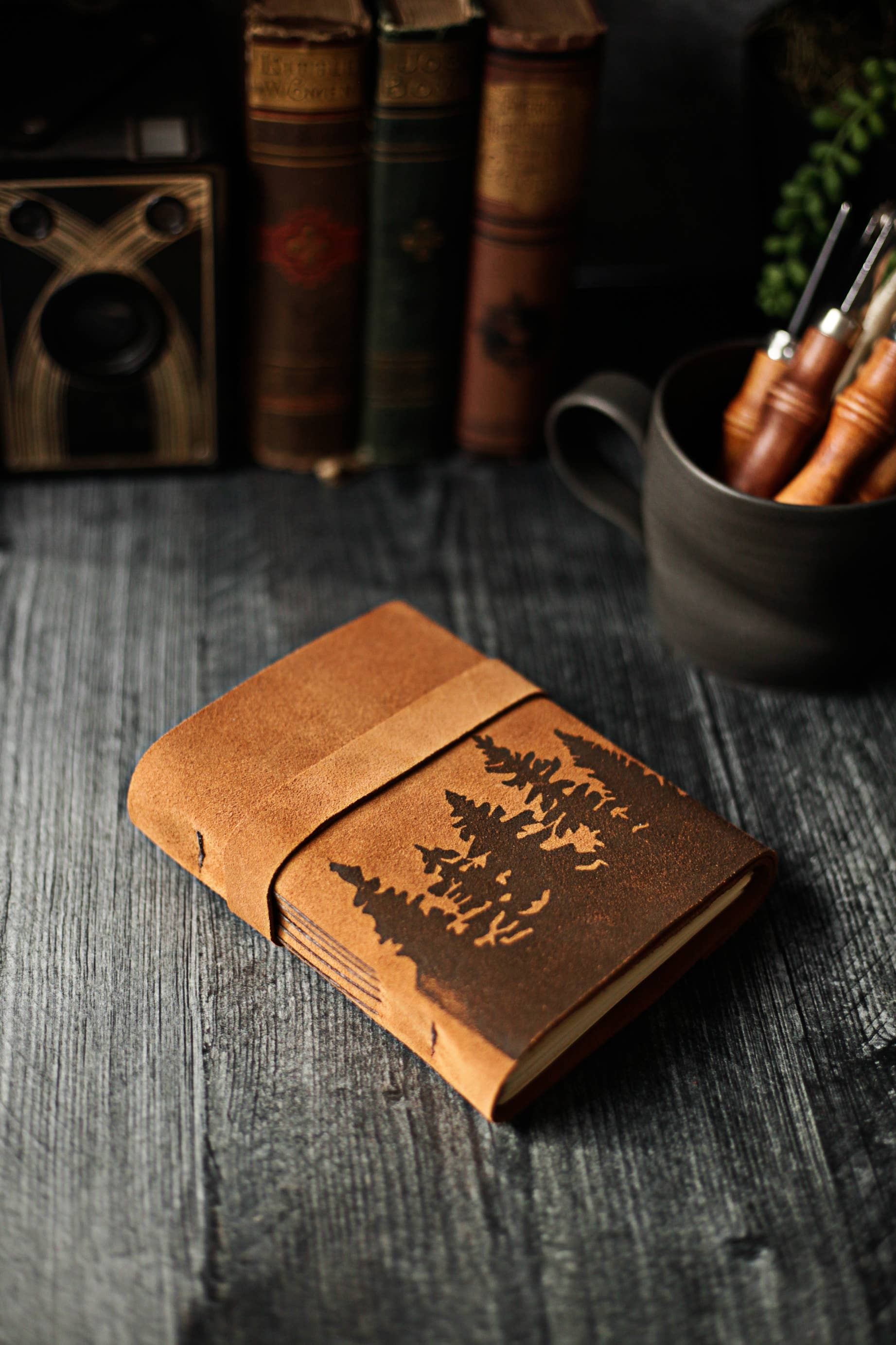 Wayfaring Goods - Wholesale Journal/Diary - Tree Journal - Pine Forest Leather Journal5