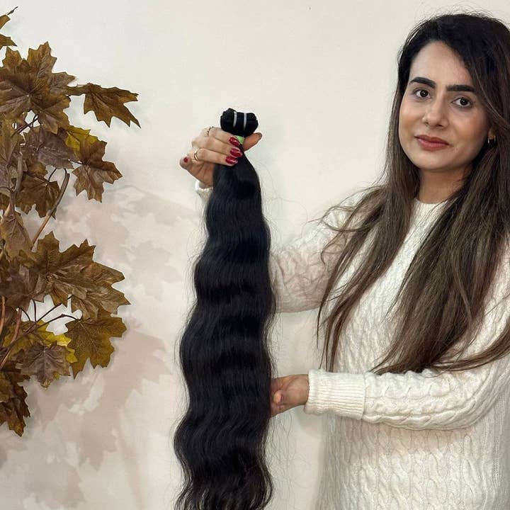 Gaurash Beauty Supply Inc. - Wholesale Hair extensions - Virgin Indian Wavy Human Hair Bundles0