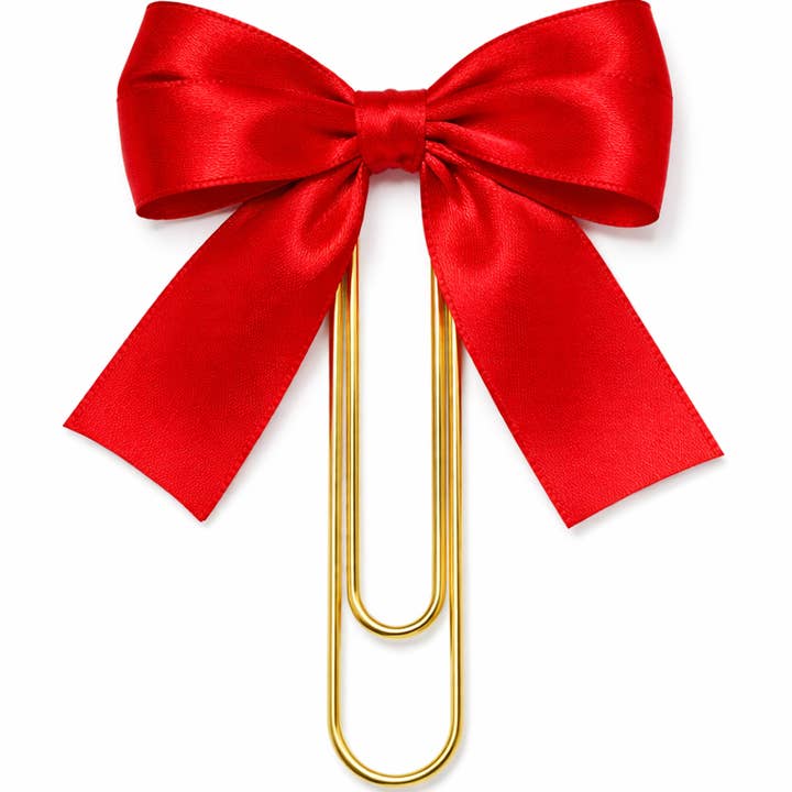 Coquette Red Bow Bookmark - Valentines Day Gift for Readers for wholesale by Literari Goods, Co | Book Themed Candles + Gifts