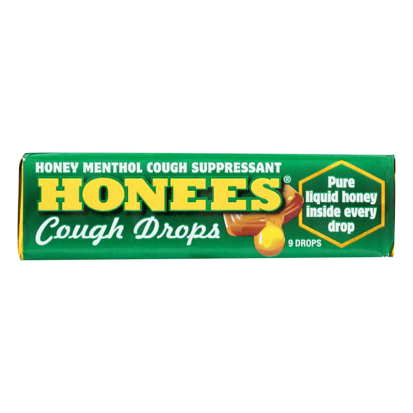 Ware Spark - Wholesale Lozenges/Cough Drops - Honees Cough Drops - Menthol - Case Of 24 - 9 Pack0