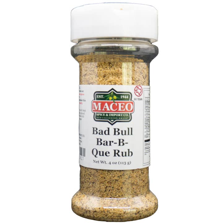 #SIX Bad Bull BBQ Rub pour la vente par Maceo Spice & Import