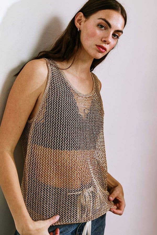 FLYING TOMATO - Vente Débardeur – femme - Débardeur en tricot A sweater - FSW101511