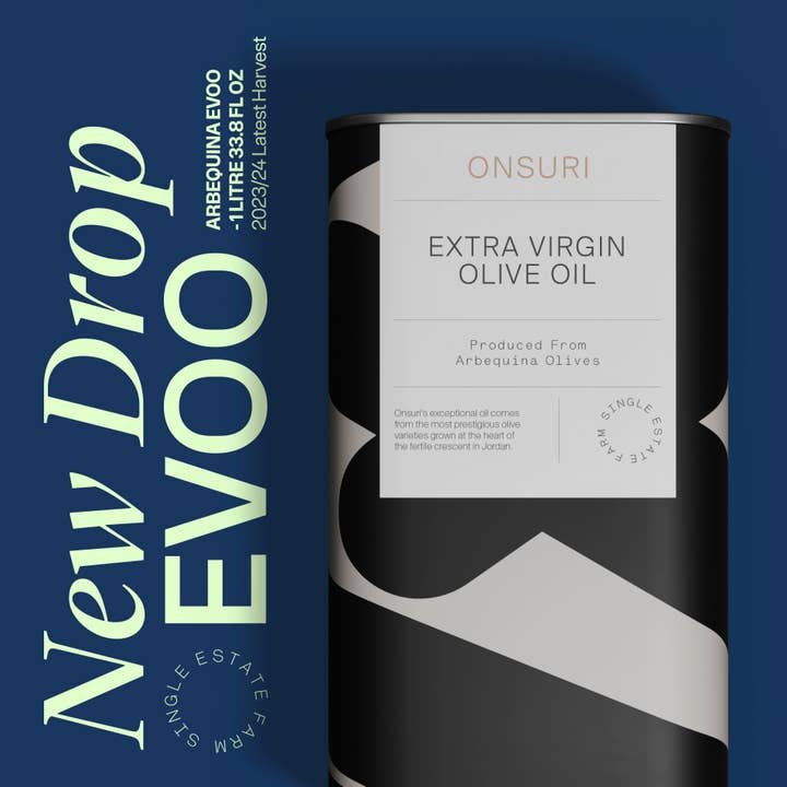 Arbequina (1l, 33.8 fl oz) - ONSURI Extra Virgin Olive Oil for wholesale by ONSURI - USA