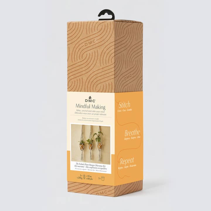Exhale Plant Hanger – DMC Mindful Making – Macramé Kit for wholesale by The DMC Group