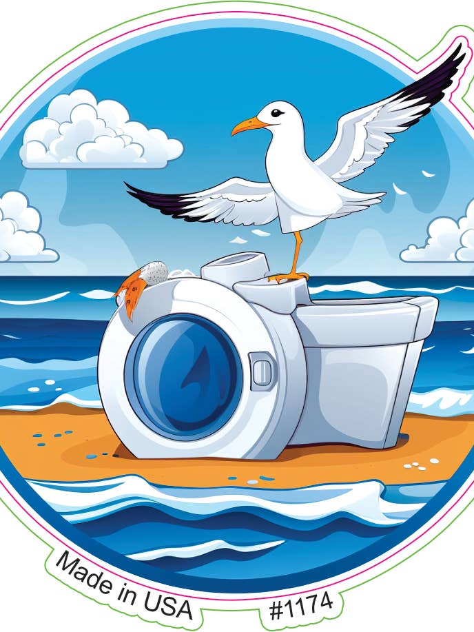 Seaside Snapshot klistermärke för wholesale av Big monkey