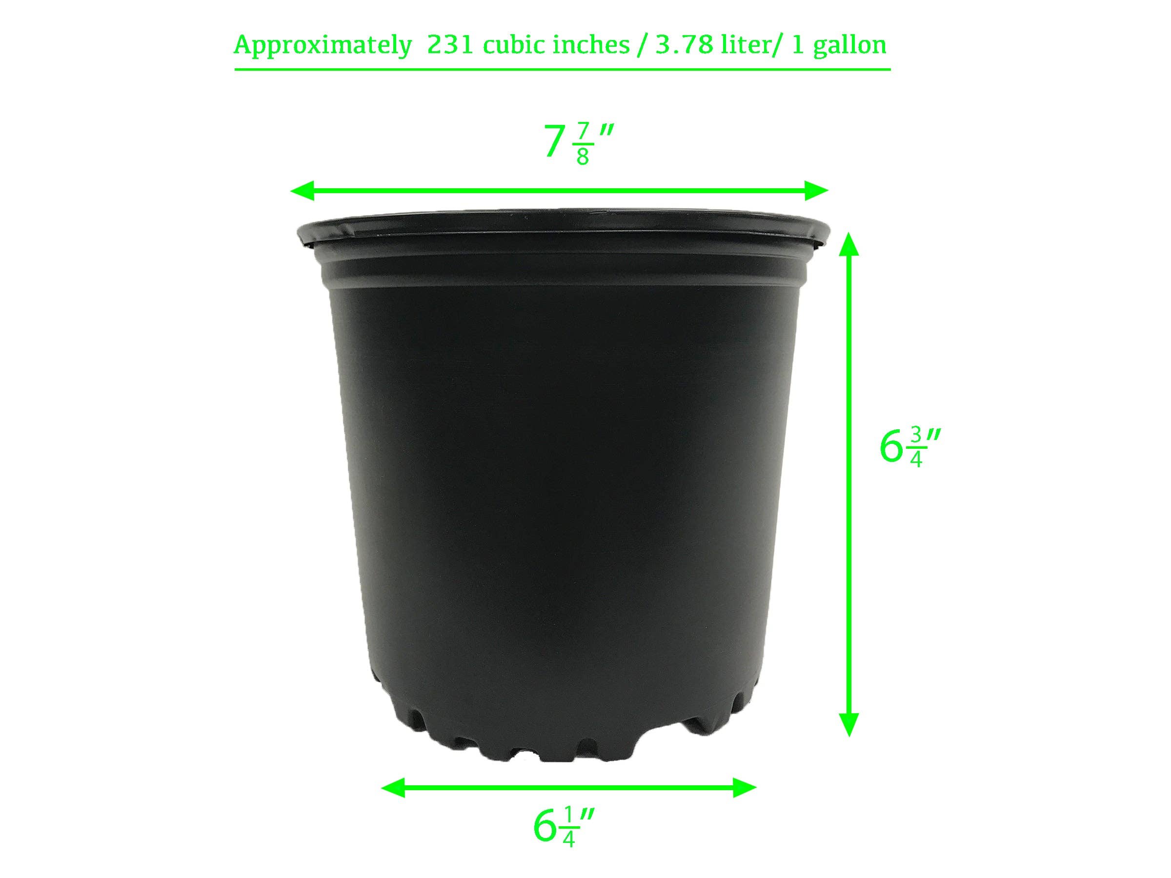 Viagrow - Wholesale Plant pot - Viagrow 1 Gallon Nursery Pot (EA)1