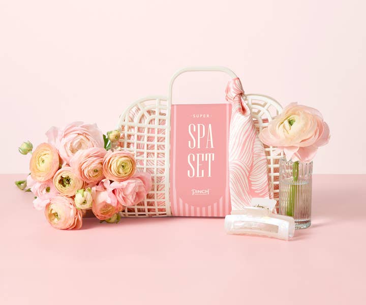 Pinch Provisions - Wholesale Bath & Body Set - Super Spa Set | Coral | Self-Care, Wellness & Mother's Day