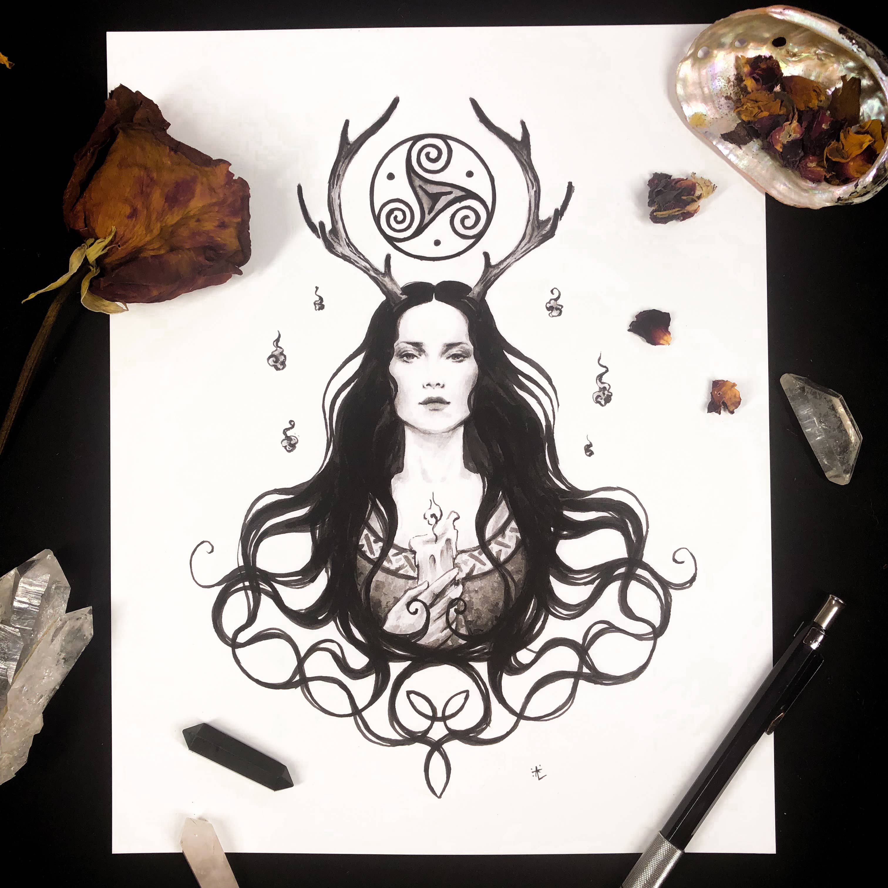 The Art of Annabelle Lewis - Wholesale Art Print - Brigid - Art Print1