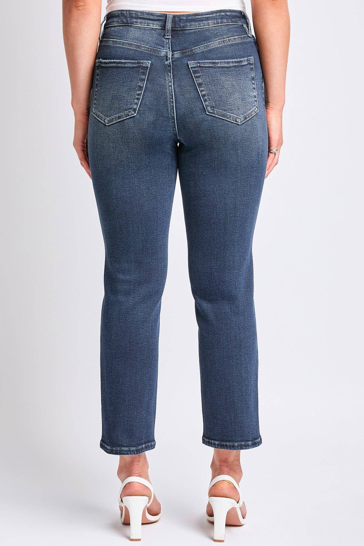 YMI - Wholesale Jeans - Women's - Luxe High Rise Vintage Stretch Straight Leg Jeans-P02716018