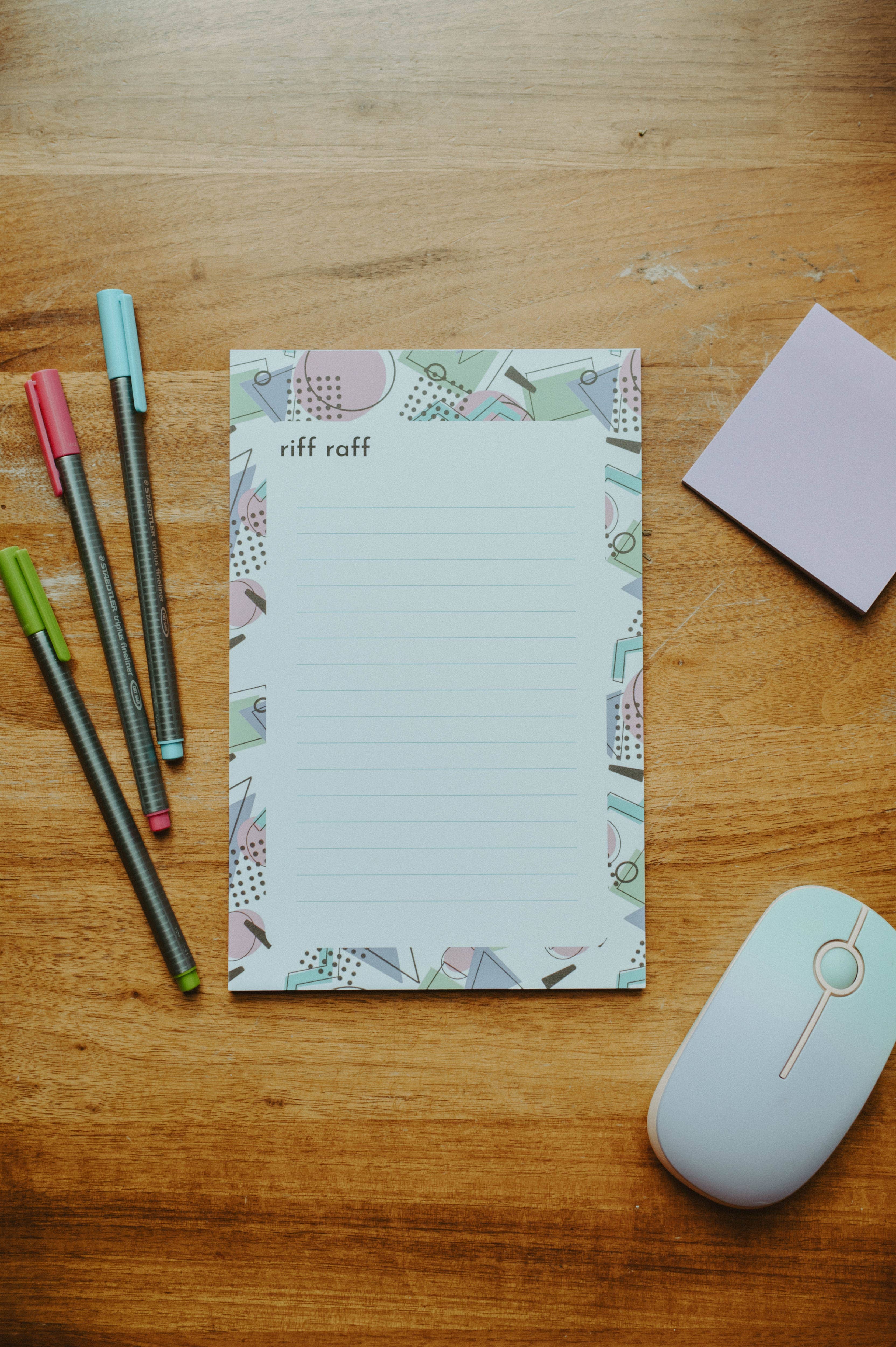 BrickandBarley - Wholesale Notepad - Riff Raff Notepad5