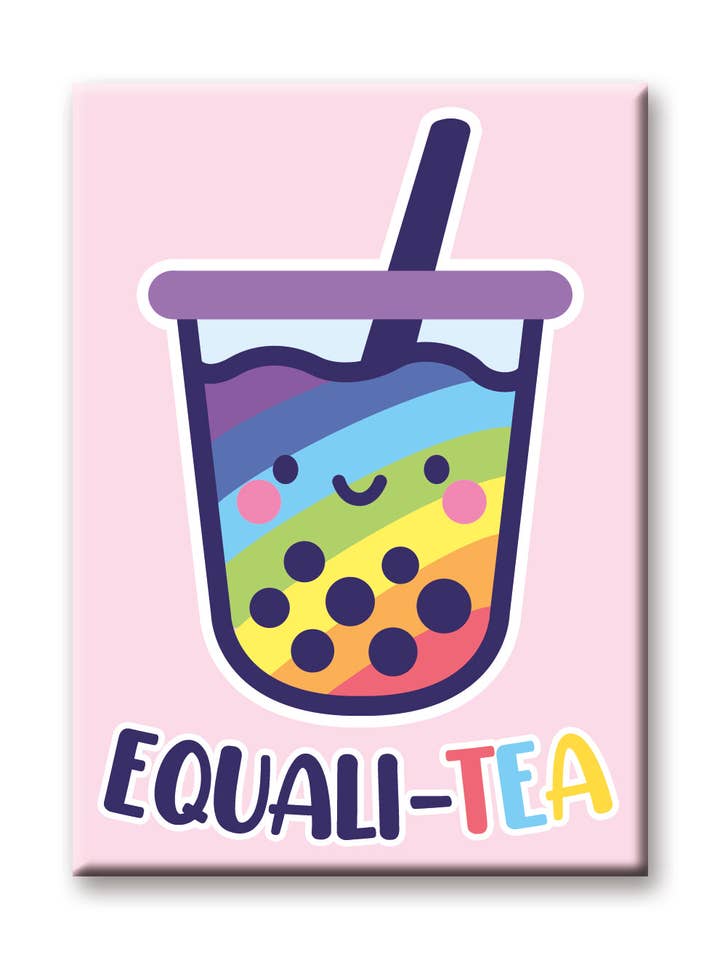 Pride - Equali-Tea Flat Magnet (2.5" x 3.5") for wholesale by Great Stuff Novelties (GSN) by NMR Brands