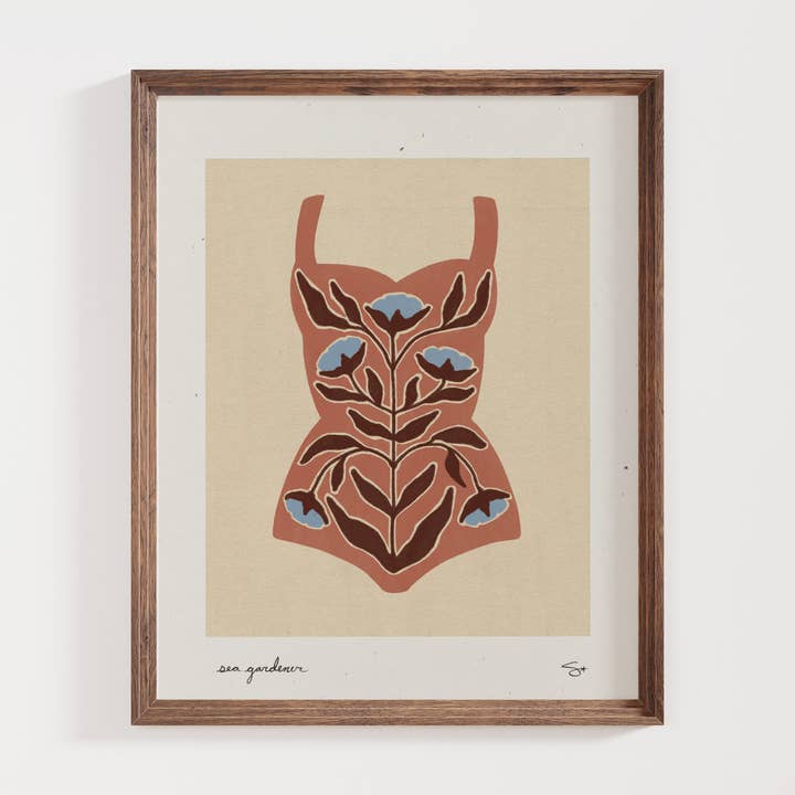 Swim Garden 2 | Imprimé Maillot de Bain pour la vente par Mid Tide Design